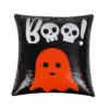 Wholesale Halloween Pillow Sequin Ghost Reversible Pillow Cushion Cover Can Be Sofa Pillow Cover