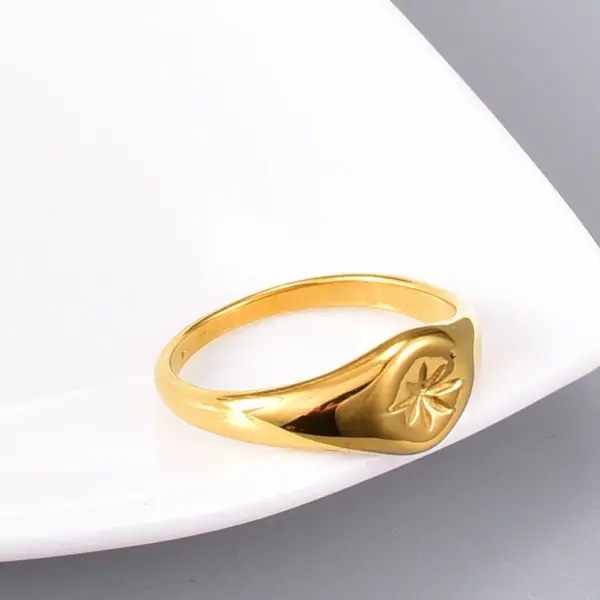 oly-cdc938e1daed022db9010cfa74e6f564 Wholesale Jewelry Fashion Heart 304 Stainless Steel Titanium Steel No Inlaid 18K Gold Plated Plating Inlaid Shell