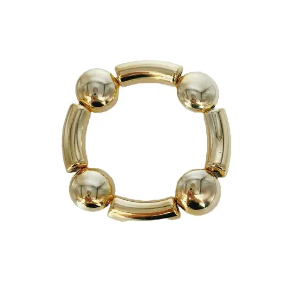 Wholesale Copper Asymmetrical Balloon Plating Printing Water Droplets Rhombus Bracelets Bangle