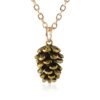 Wholesale Vintage Pinecone Plant Specimen Necklace