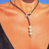 oly-cdddf53e53eeb86dc00a8887c8bad782 Wholesale Cross-border Western-style Retro Leather Beaded Necklace Choker Women's Jewelry New Style
