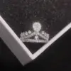 Wholesale Jewelry Fashion Crown Copper Artificial Gemstones Diamond