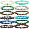 Wholesale Casual Retro Round Beaded Tiger Eye Bracelets