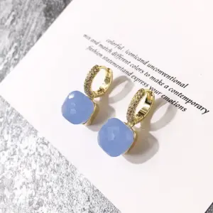 Golden Blue Jade (with Diamond)