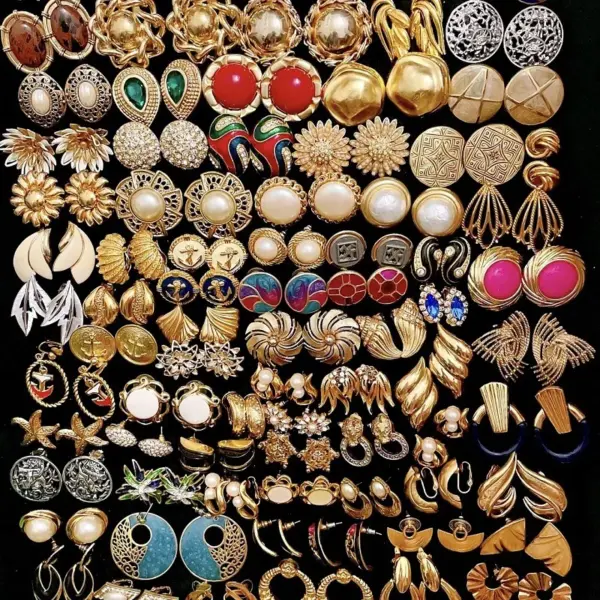 Wholesale 1 Pair Commute Heart Shape Inlay Copper Rhinestones Pearl Drop Earrings