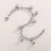 Wholesale PVD Coated 18K Gold Plated Round Solid Color Stainless Steel Simple Style Waterproof Non Tarnish Bracelets