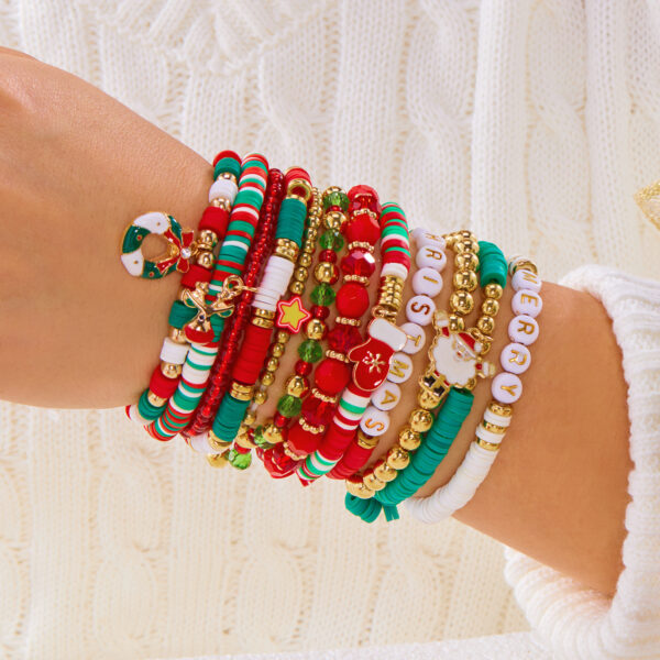 Wholesale Christmas Multi-Layer Bracelet Set