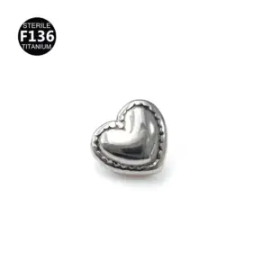 Heart Silver / 1.2x6mm M0.9