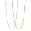Wholesale Women's Stainless Steel Necklace DIY Versatile Titanium Steel Box Chain Link Clavicle Chain Simple Geometric Pattern Jewelry