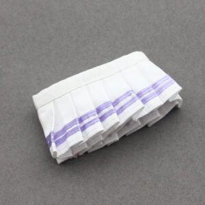 White and purple strips