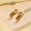 Wholesale Plating Stainless Steel No Inlaid Earrings