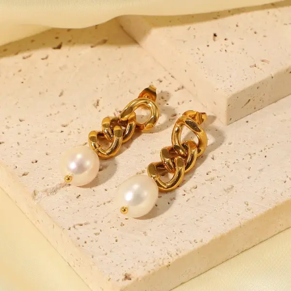 Wholesale Plating Stainless Steel No Inlaid Earrings