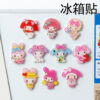 Wholesale Cute refrigerator stickers cartoon pattern UV acrylic refrigerator decoration magnet magnetic stickers refrigerator decorative stickers