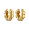 1 Pair Casual Vintage Style Twist Plating Braid Copper 18k Gold Plated Ear Cus