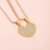 Wholesale PVD Coated Gold Plated Heart 304 Stainless Steel Simple Style Waterproof Non Tarnish Iron Chain