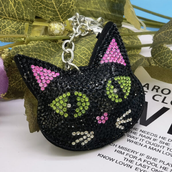 oly-ce6f2b80846001dc74377b82963778d7 Wholesale 4pcs Creative Cartoon Animal Diamond Key Chain