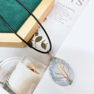 Protein Silver / Lucky Tree Water Drop (Light Pendant) 11.5G