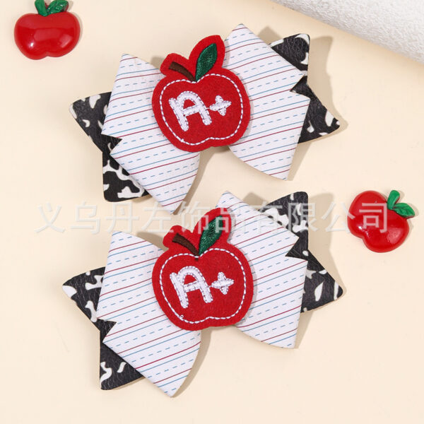 Wholesale Children's bow hairpin back to school season headdress
