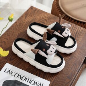 Meatball bottom linen cow-black / 36-37