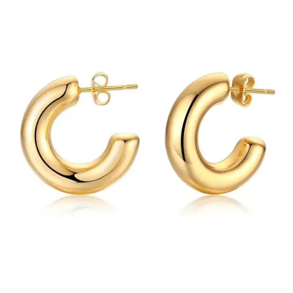 Wholesale 201 Stainless Steel Stainless Steel Earrings