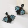 Wholesale Halloween Fabric Beaded Earrings, Bohemian Style Earrings