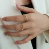 Wholesale PVD Coated Real Gold Plated 18K Gold Geometric 304 Stainless Steel Fashion Waterproof Non Tarnish