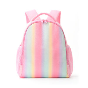 Wholesale Cross-Border New Children's Backpack Travel Lightweight Casual Backpack Backpack Primary School Student High-Looking Rainbow School Bag