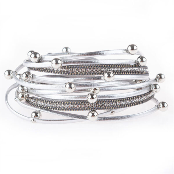 Wholesale Sweet Cool Rivet Leather Bracelet
