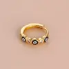 Ear Cartilage Rings & Studs Ethnic Style Devil'S Eye Copper Plating