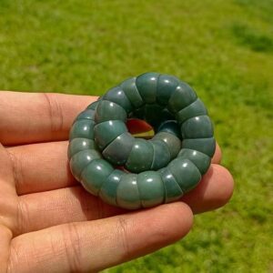 Light green pig large intestine 12mm / A string of 30