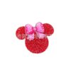Wholesale New Loose Powder Cartoon Mickey Head Bow Bag Accessories Acrylic Pin Cute DIY Patch Accessories