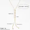 304 Stainless Steel Round Star Lines PVD Coated Zircon Real Gold Plated Necklace