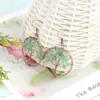 Wholesale 1 Pair Retro Ethnic Style Pastoral Tree Life Tree Natural Stone Copper Crystal Women'S Drop Earrings Earrings