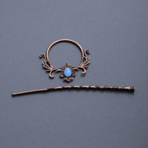 F714-6 antique copper vine moonstone set