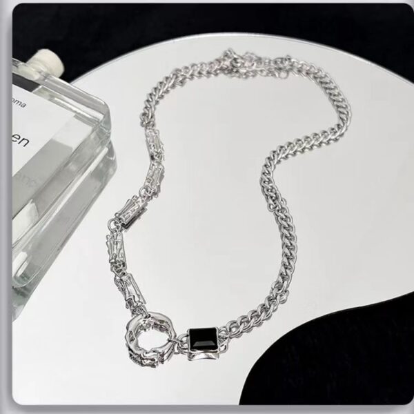 Wholesale Necklace men's fashion trend titanium steel non-fading clavicle chain personality simple handsome men's hip hop neutral wind jewelry