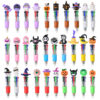 Wholesale Cross-Border Mini Four-Color Ballpoint Pen Cute Cartoon Halloween Gift Color Pen Primary School Student Gel Pen