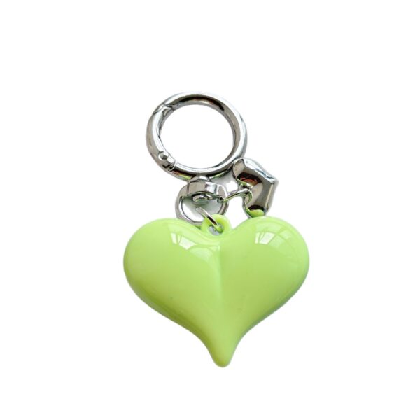 Wholesale New Ins Style Creative Heart Keychain Decorative Pendant Peach Heart Bag Car Key Decorative Small Pendant Versatile