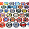 Wholesale Circular team logo badge embroidered cloth patch OLY Exclusive