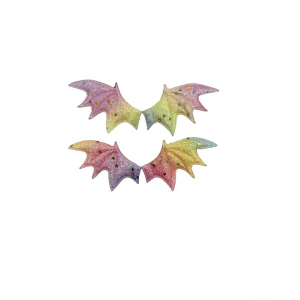 Wholesale Ultrasonic Embossed Magic Devil Wings DIY Handmade Halloween Hairpin Costume Hat Shoes and Socks Decorative Accessories