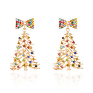 #3-Colored Diamond-Studded Christmas Tree
