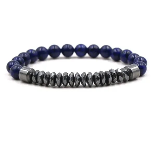 Wholesale Simple Style Geometric Natural Stone Beaded Bracelets 1 Piece