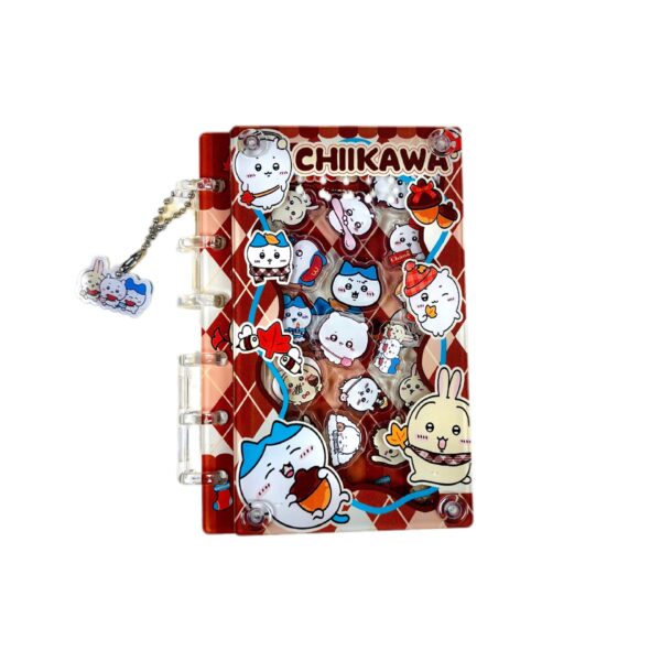 Wholesale [Jiyika Wow] Original Cartoon A7 Loose-leaf Book Rocking Notebook Cute Girl Heart High-value Animation