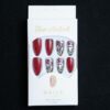oly-cf60216aaf2fb19c14a03bf9f39921f0 Wholesale Halloween Mushroom Ghost Almond False Nail Tips Wearable Nail Tips