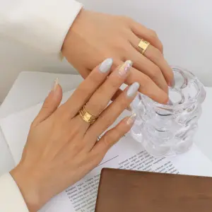 A360-Golden Love Three-Layer Ring Opening Adjustable / No. 7 Opening Adjustable