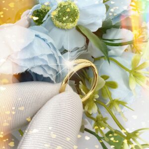 Glossy version of the ring [gold color] / Adjustable opening