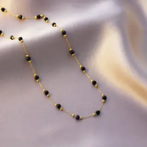 Obsidian Handmade Chain