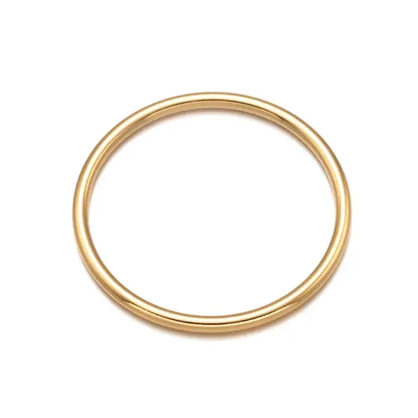 Wholesale Simple Style Classic Style Solid Color Titanium Steel Polishing Bangle