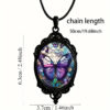 Wholesale Stunning Butterfly Pendant Necklace-Vibrant Purple Shades Exquisite Pattern Jewelry