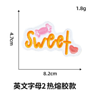 Hot melt glue*english letters 2