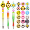 Wholesale Smiley face series cartoon flower beaded